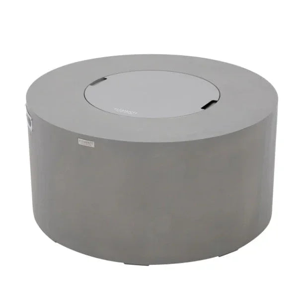 Elementi Pacaya 43" Round GFRC Outdoor Fire Table – OFG311 (45,000 BTU)