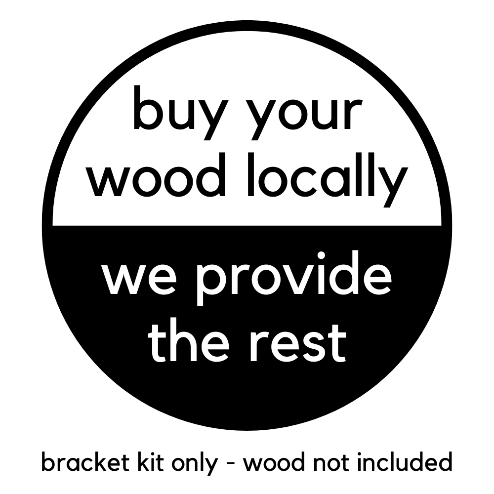 DIY Pergola Bracket Kit for a Freestanding Pergola With Slatted Roof - Any Size Up to 24' x 24'