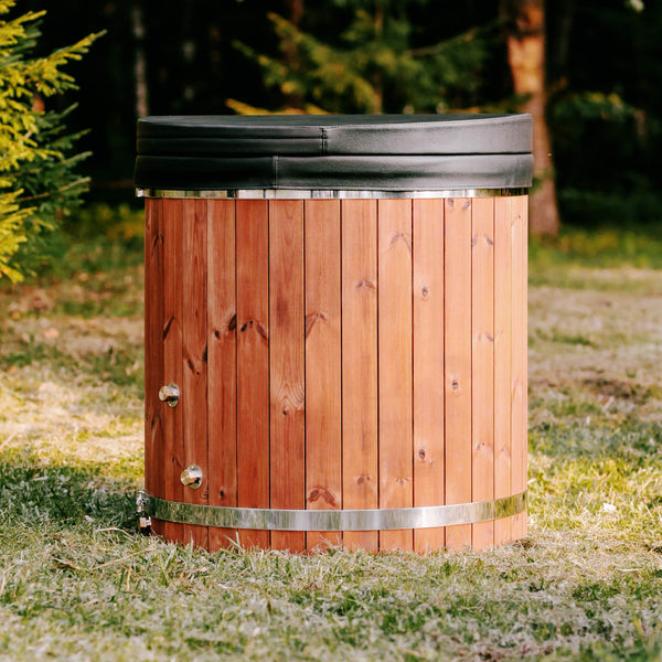 1‑Person Cold Plunge Tub - Scandinavian ThermoWood® & Fiberglass