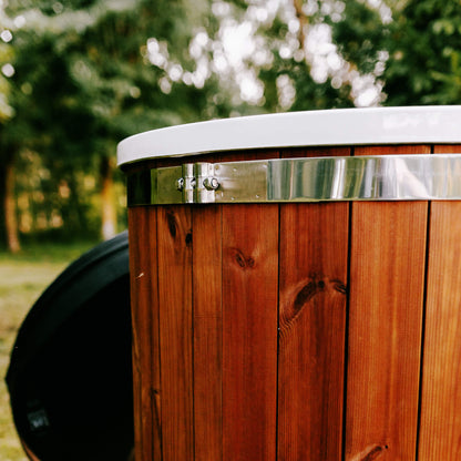1‑Person Cold Plunge Tub - Scandinavian ThermoWood® & Fiberglass