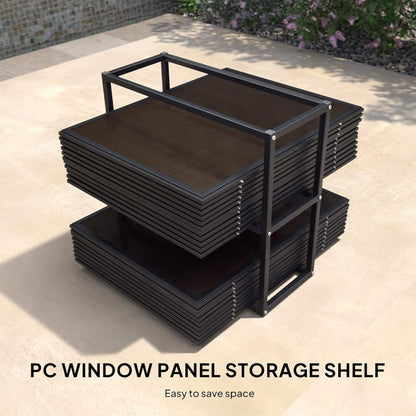 Outdoor Patio Solarium Sunroom – All‑Weather Aluminum Enclosed Garden Room with Sliding Doors