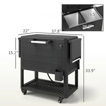 Outdoor Bottle & Cooler With Wheels US