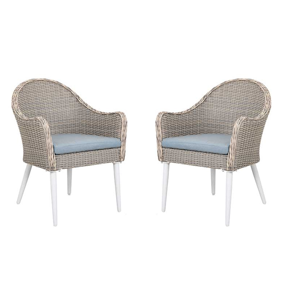 Allux Wicker Dining Chair - Set of 2