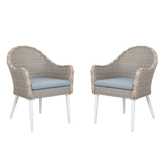 Allux Wicker Dining Chair - Set of 2