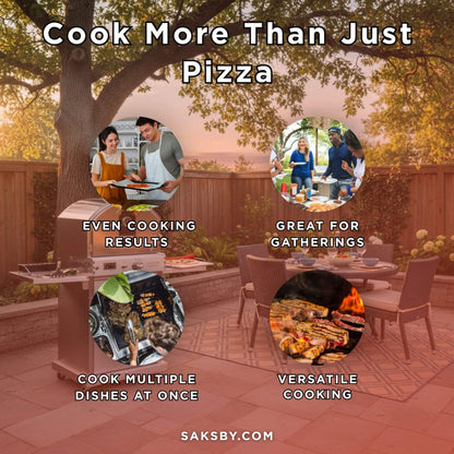 Summerset 60" Freestanding Outdoor Gas Pizza Oven