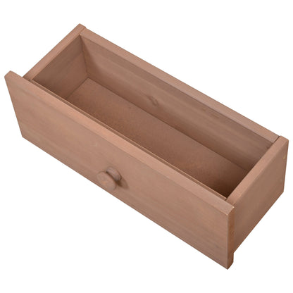 65.7" Solid Fir Wood Outdoor Potting Bench with Hutch – Garden Workstation with 6 Drawers, 2 Cabinets & Adjustable Shelves