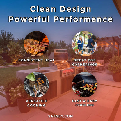 TrueFlame Luxury Built-In Gas Stainless Steel Grills