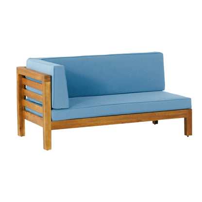 Oana Acacia Wood Patio Furniture Set with Water-Resistant Cushions - Multiple Colors
